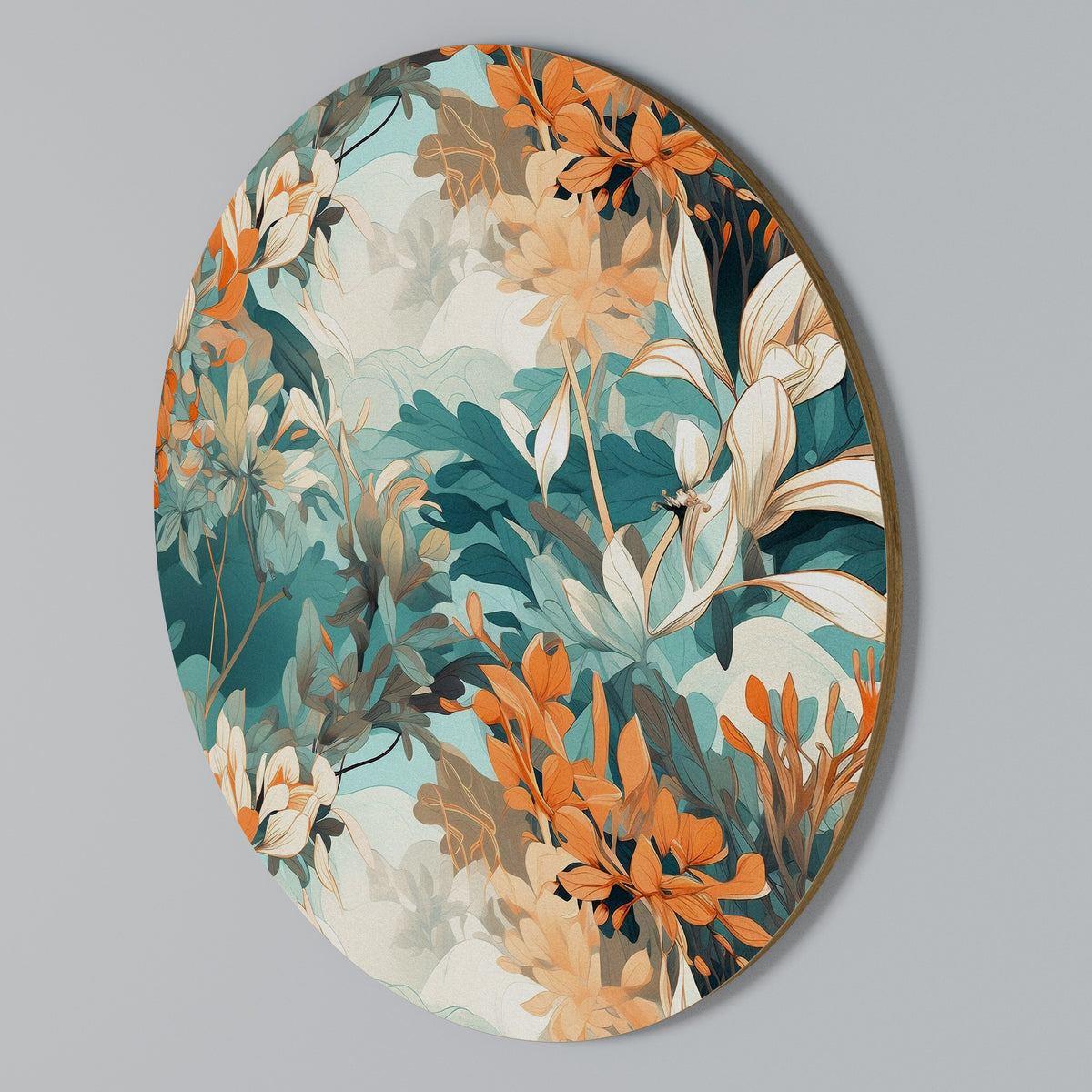 BLOOM BALLET Arte de pared redondo
