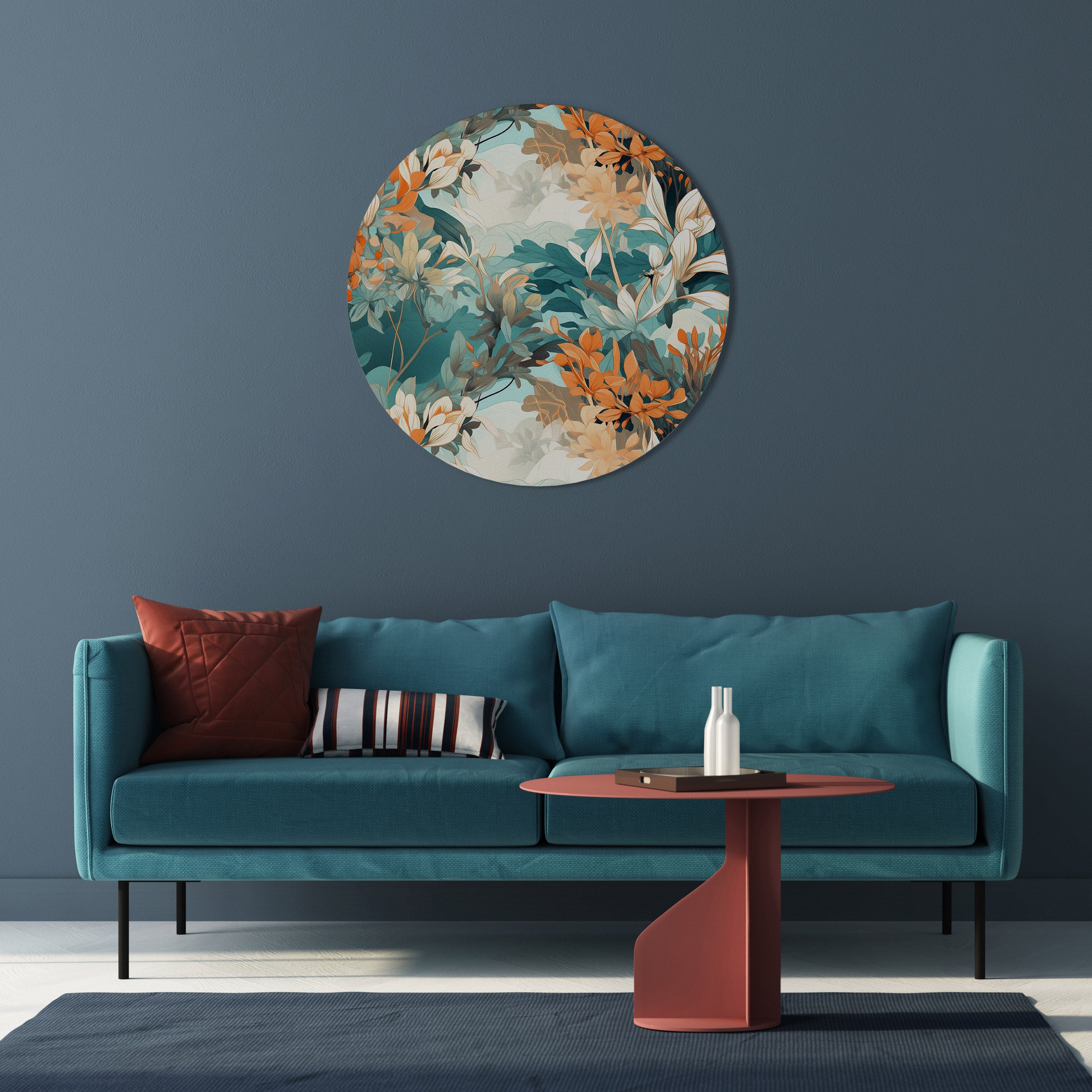 BLOOM BALLET Round Wall Art