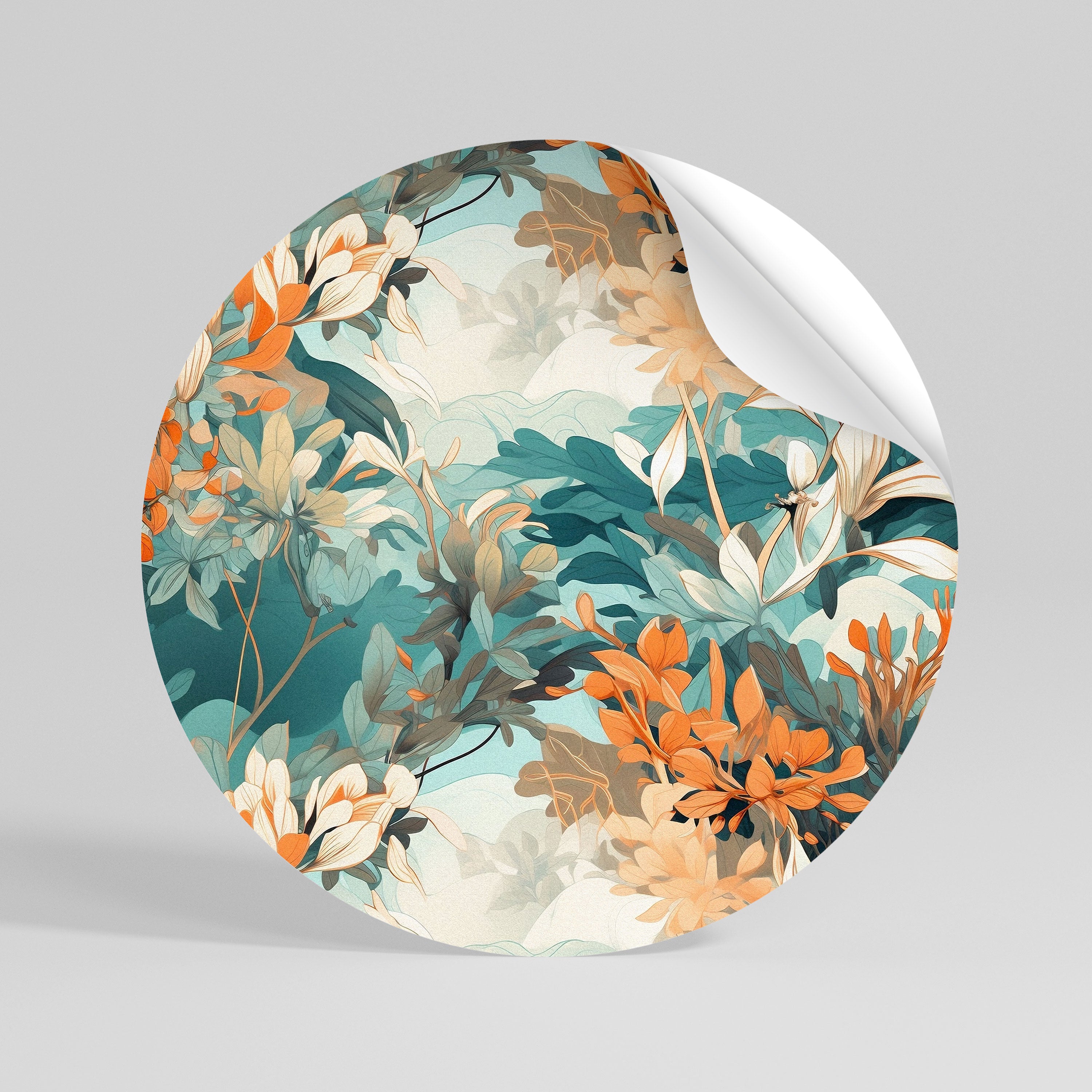 BLOOM BALLET Vinilo adhesivo redondo