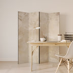 WHISPERING PETALS Biombo Decorativo de 4 Paneles