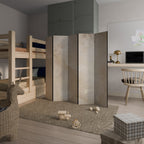 WHISPERING PETALS Biombo Decorativo de 5 Paneles