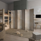 WHISPERING PETALS Biombo Decorativo de 6 Paneles