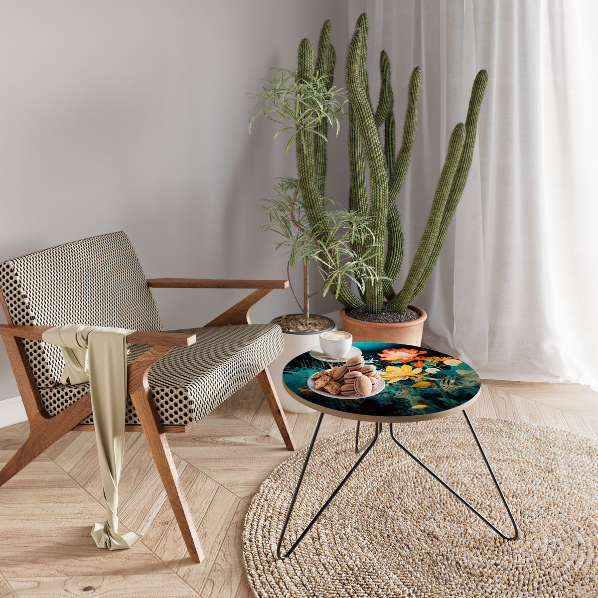 MIDNIGHT FLOWERS Coffee Table