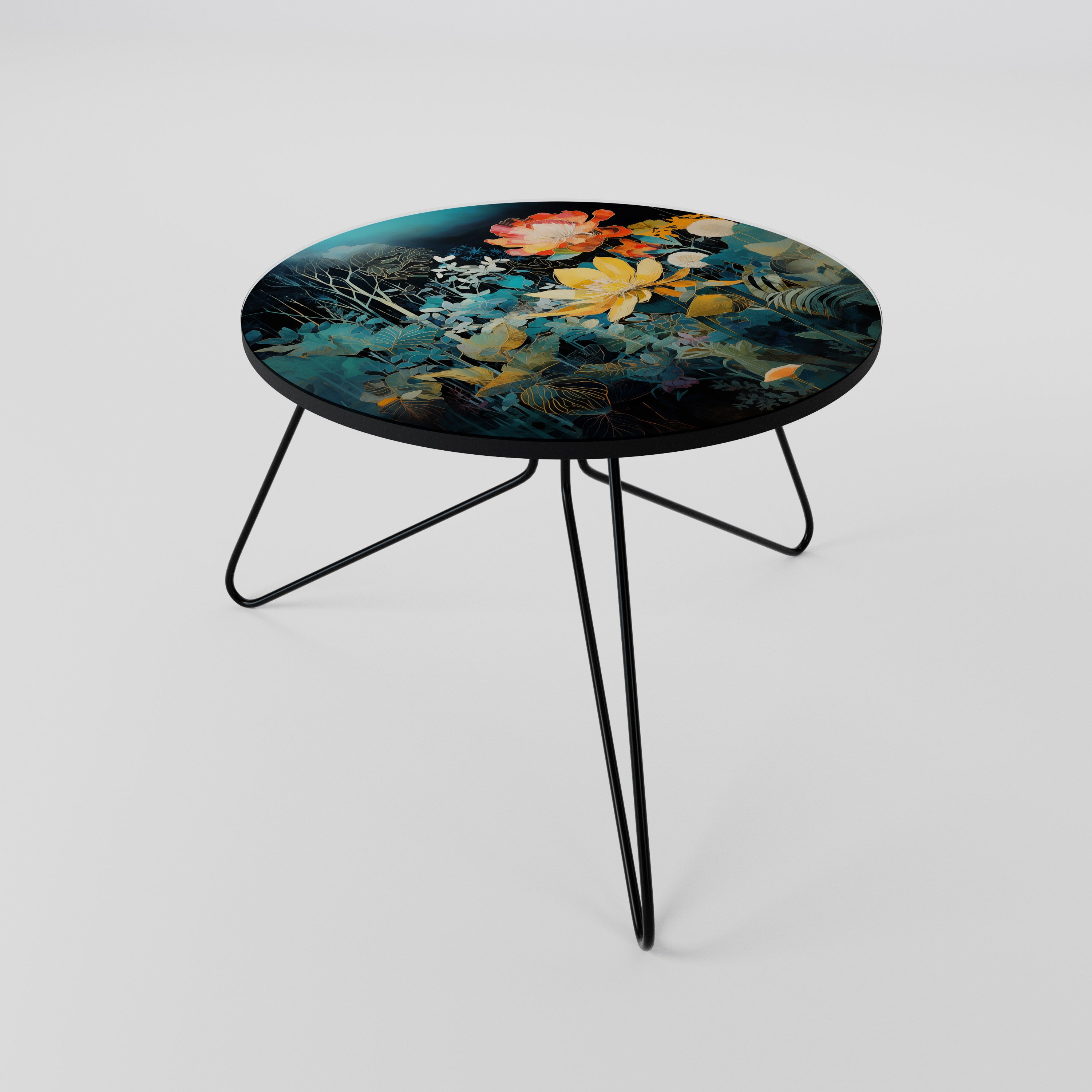 MIDNIGHT FLOWERS Coffee Table 60
