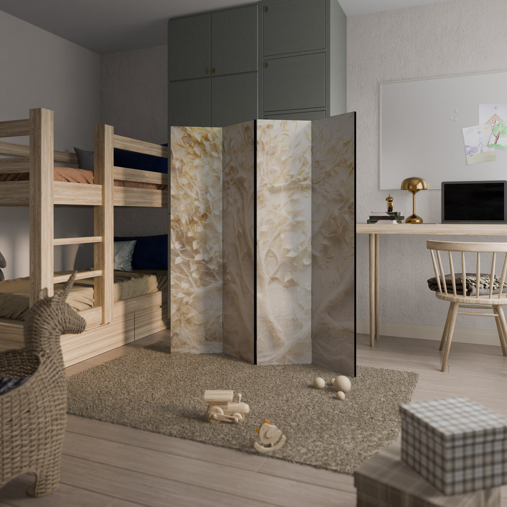LUMINOUS GROWTH Decorative 4-Panel Room Divider