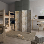 LUMINOUS GROWTH Decorative 4-Panel Room Divider