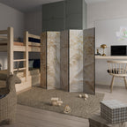 LUMINOUS GROWTH Biombo Decorativo de 5 Paneles