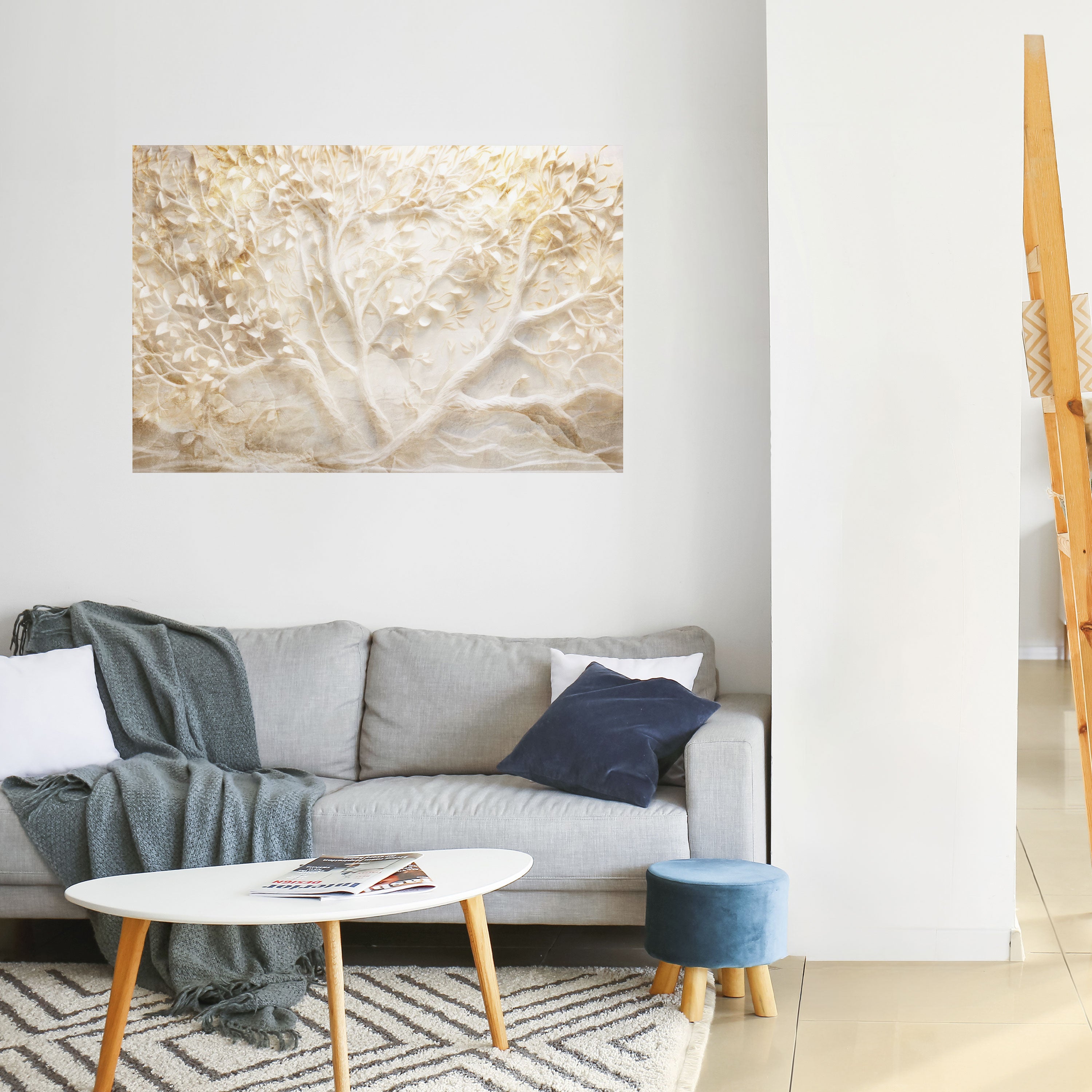 Póster horizontal autoadhesivo CRECIMIENTO LUMINOSO