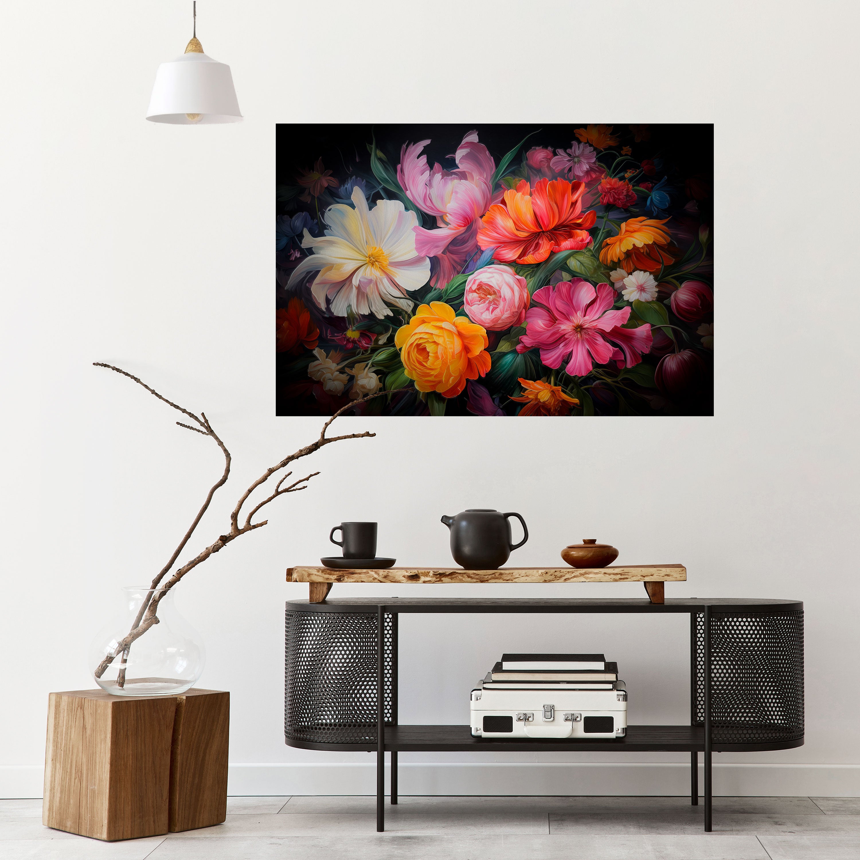 Ramo efímero Póster horizontal autoadhesivo