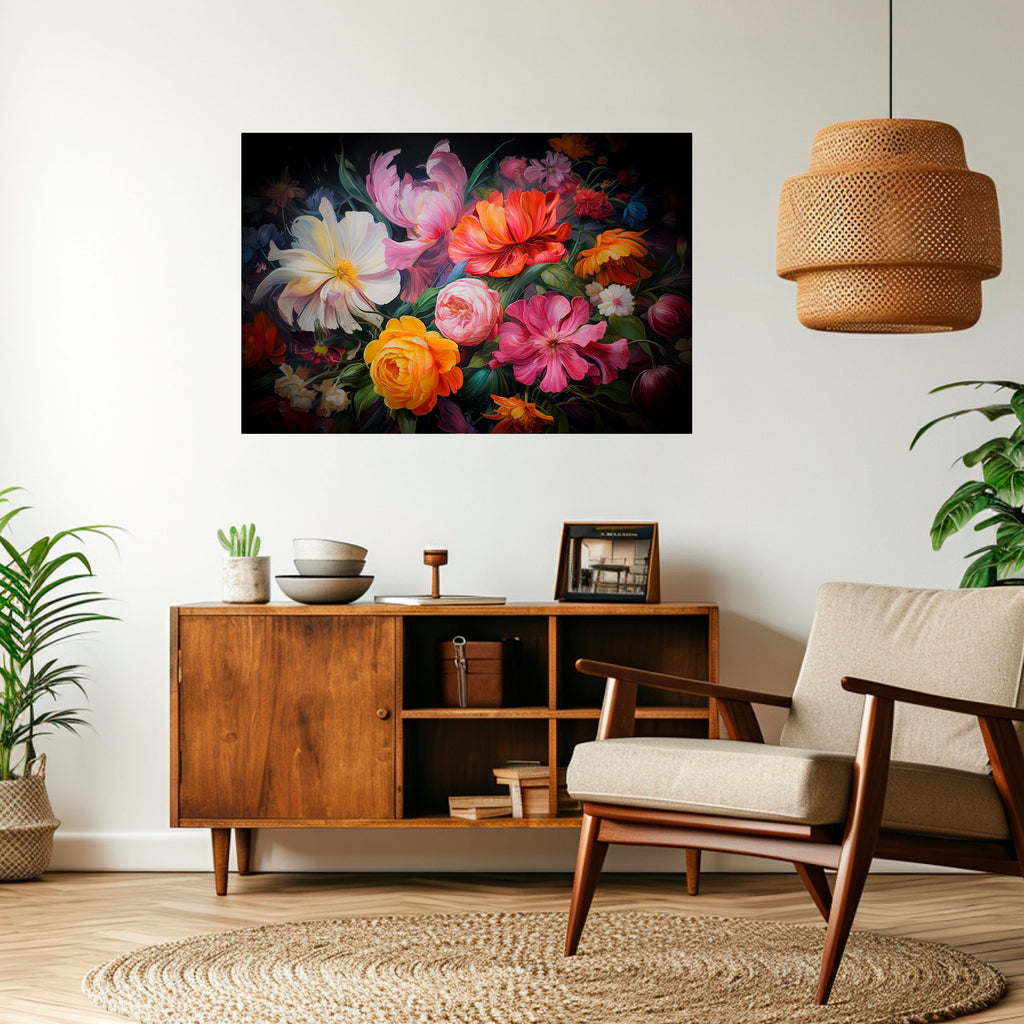 Ramo efímero Póster horizontal autoadhesivo