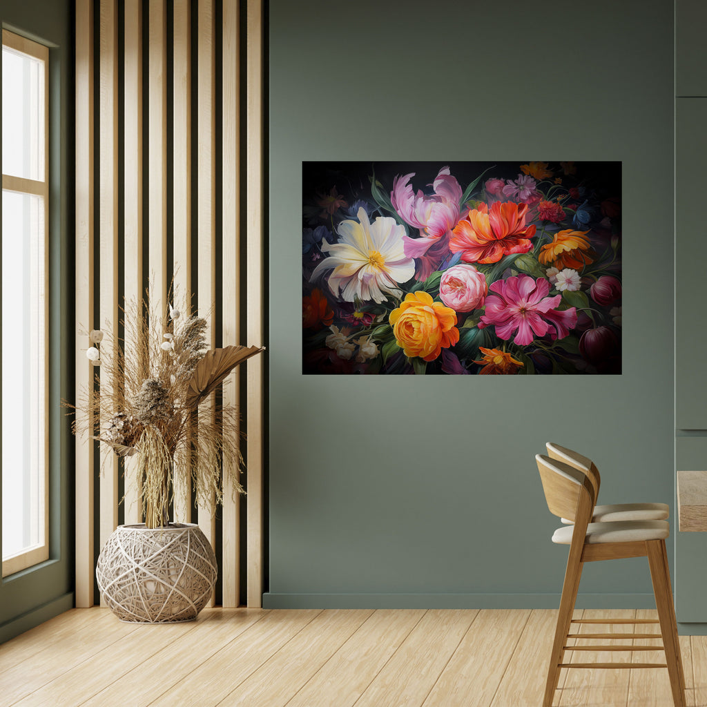 Ramo efímero Póster horizontal autoadhesivo