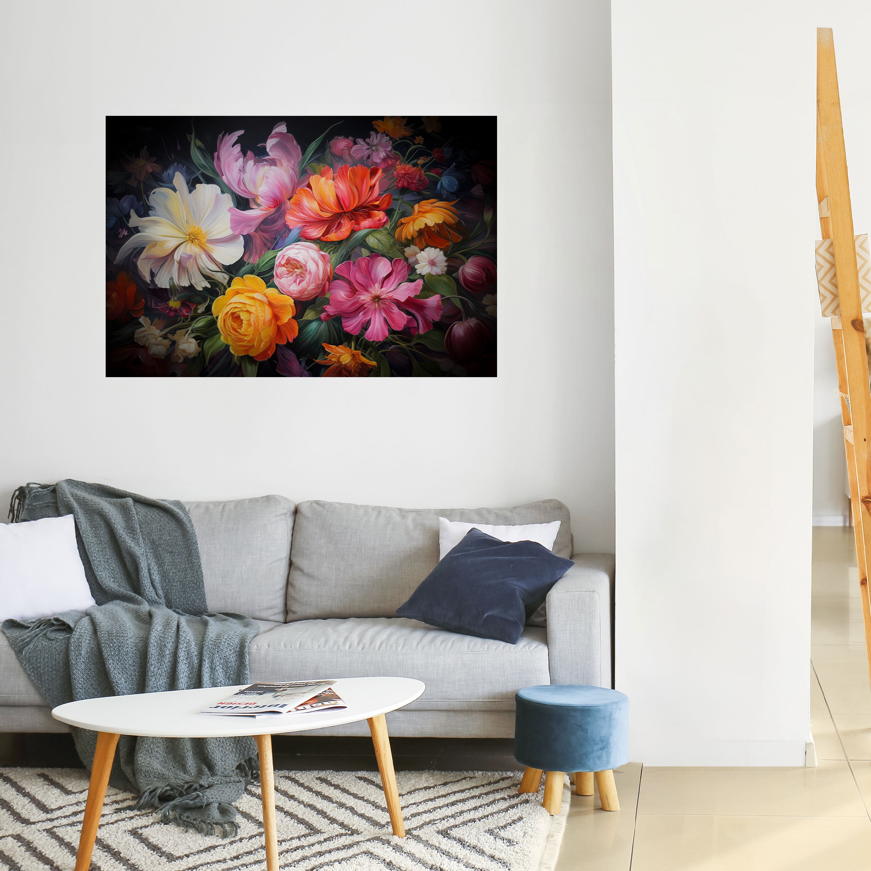 Ramo efímero Póster horizontal autoadhesivo