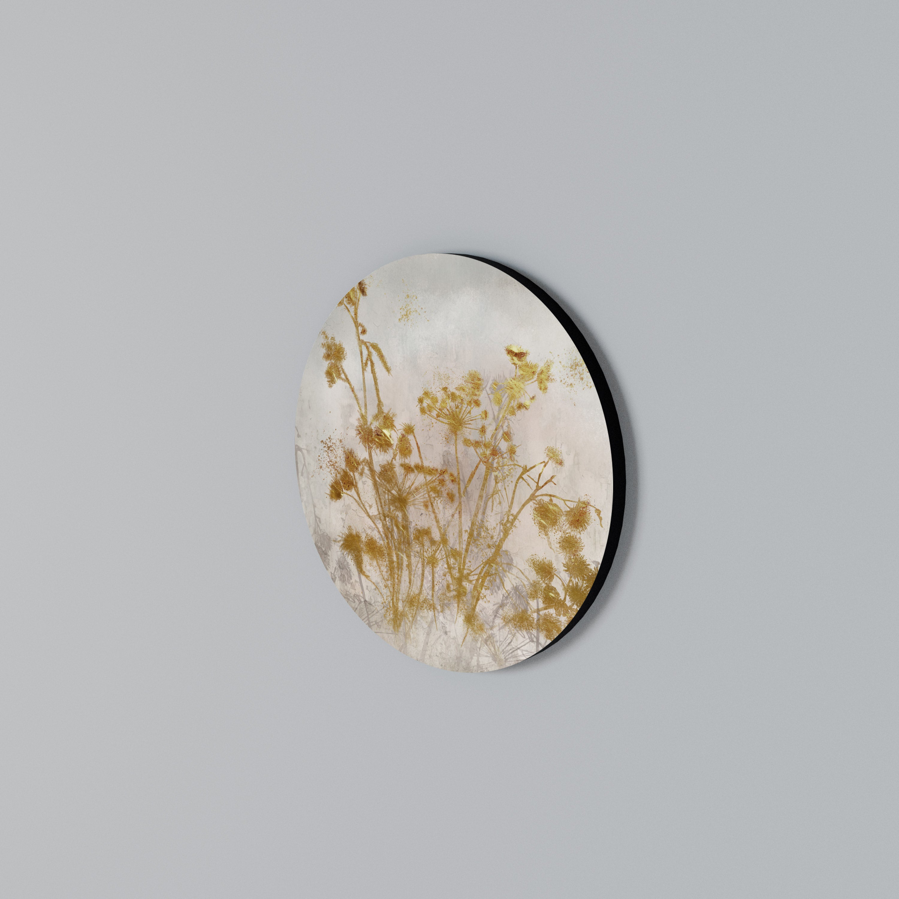 LONESOME SPRIG Round Wall Art