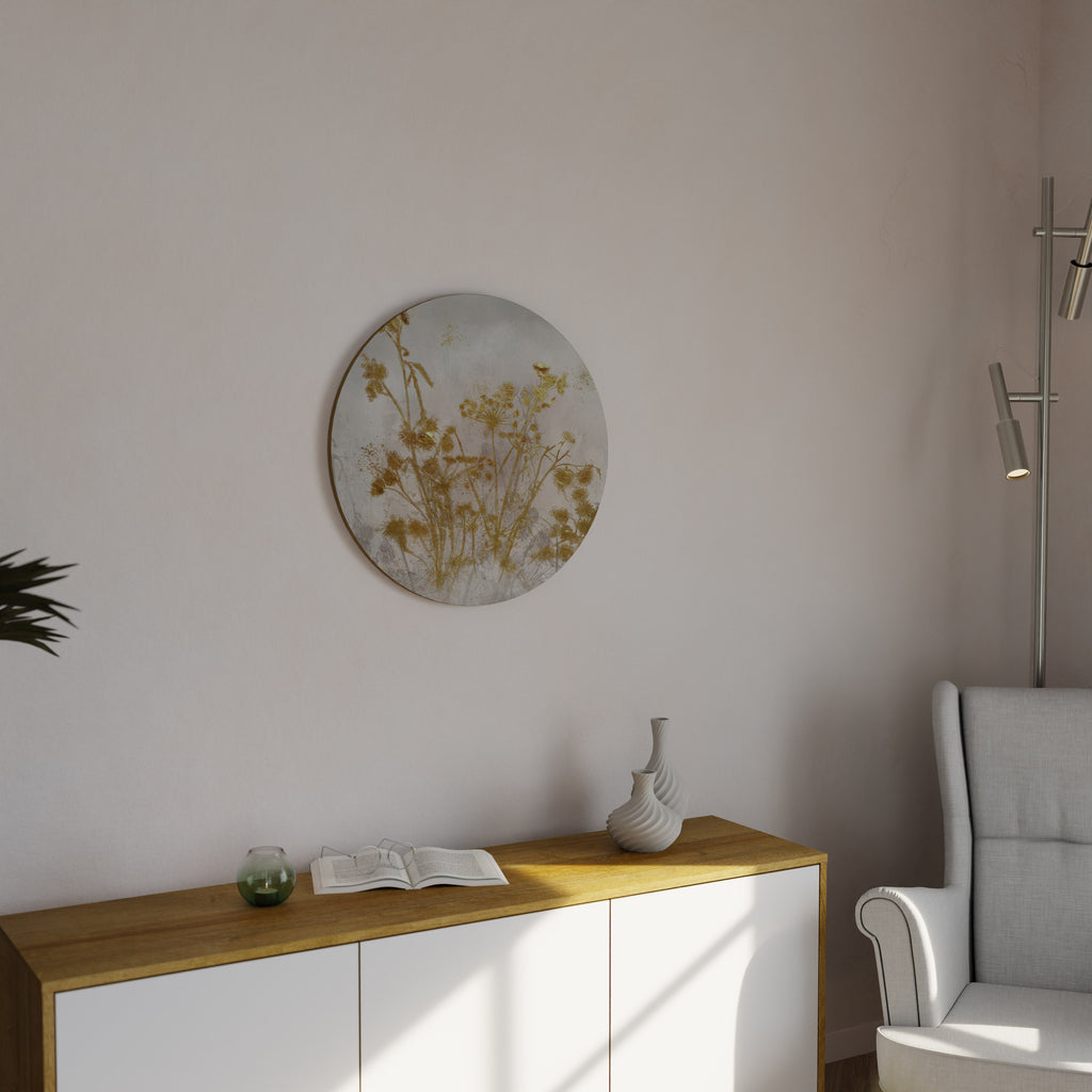 LONESOME SPRIG Round Wall Art