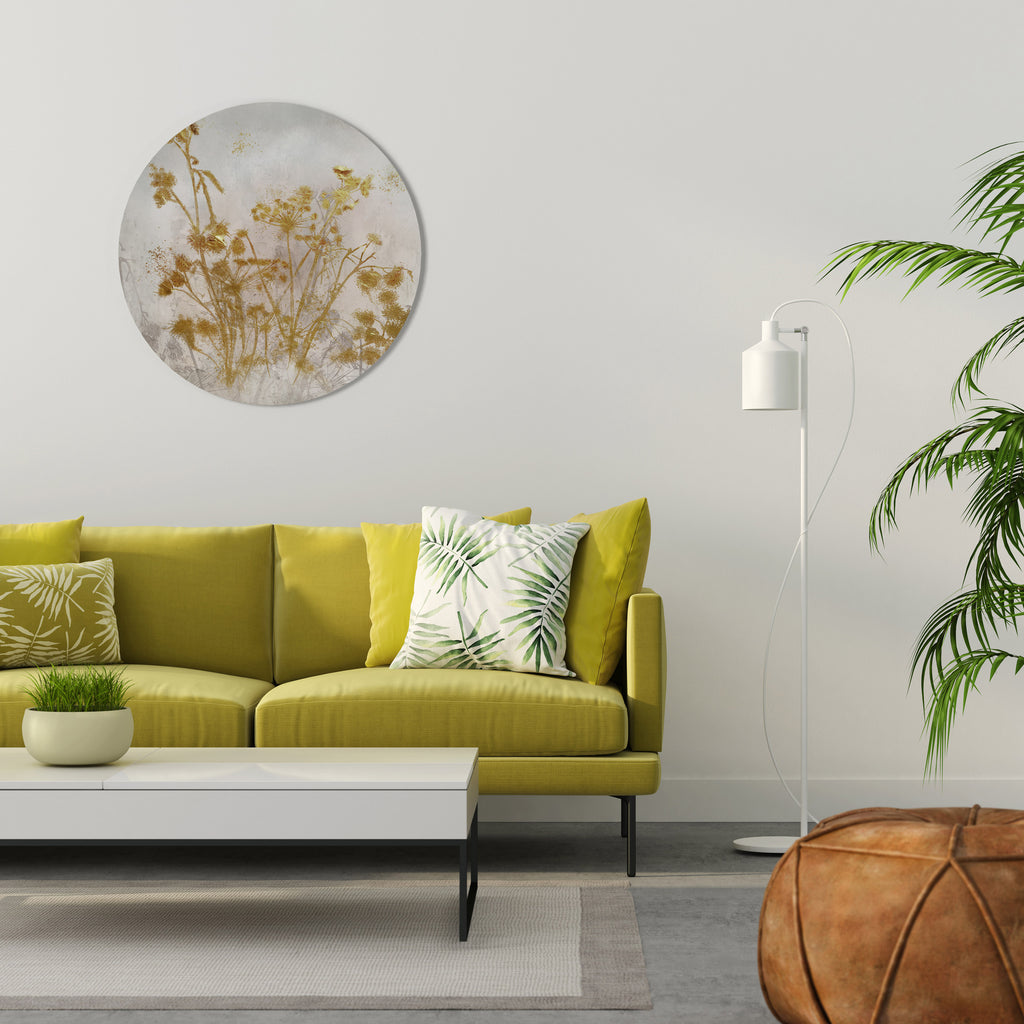LONESOME SPRIG Round Wall Art