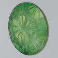 SUBTLE GREEN SYMPHONY Round Wall Art