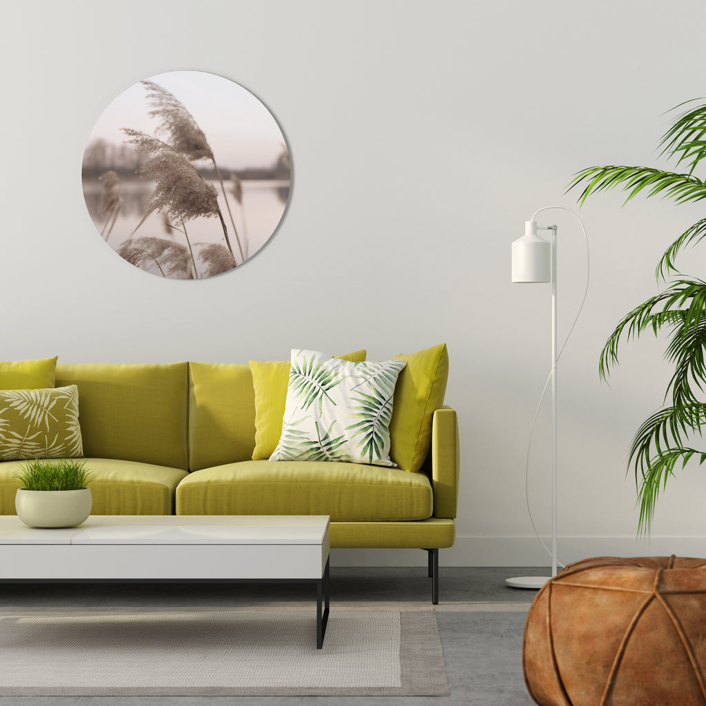 GENTLE BREEZE Round Wall Art