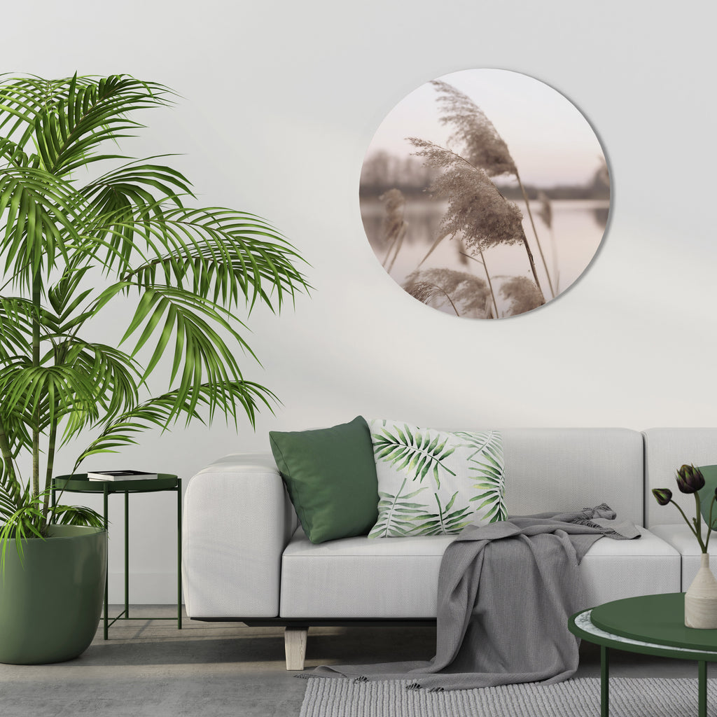GENTLE BREEZE Round Wall Art