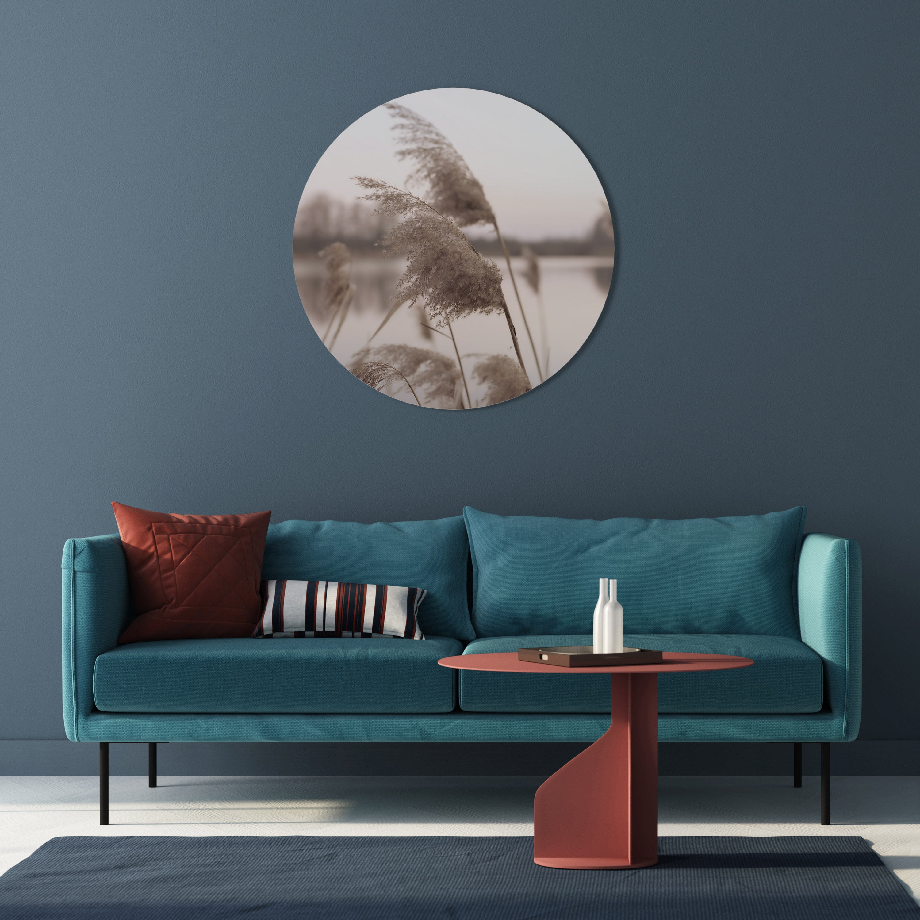 GENTLE BREEZE Round Wall Art