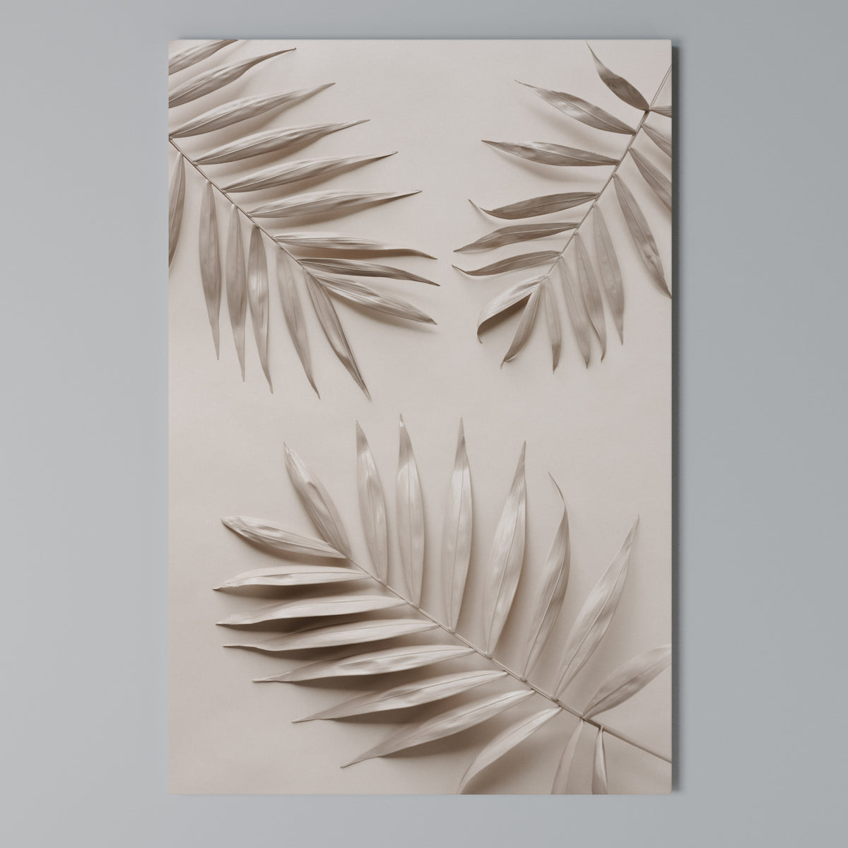 PINK PALM DREAMS Cuadro en lienzo vertical