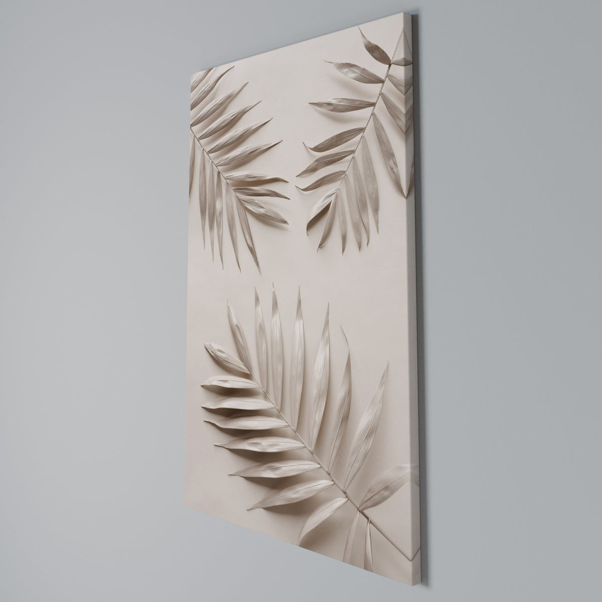 PINK PALM DREAMS Cuadro en lienzo vertical