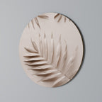 PINK PALM DREAMS Round Wall Art