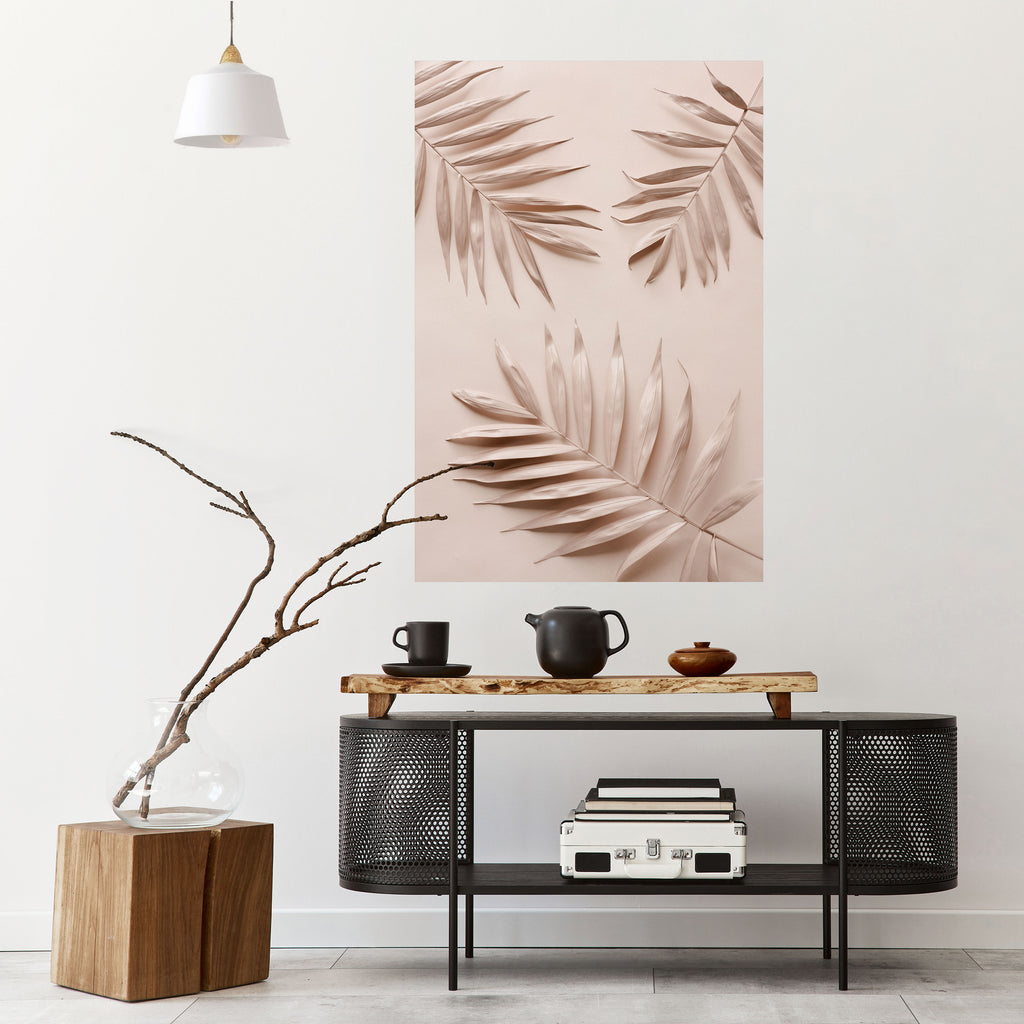 PINK PALM DREAMS Peel and Stick Vertical Poster