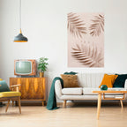 PINK PALM DREAMS Peel and Stick Vertical Poster