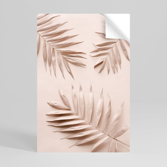 PINK PALM DREAMS Póster adhesivo vertical