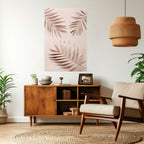 PINK PALM DREAMS Peel and Stick Vertical Poster