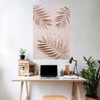 PINK PALM DREAMS Peel and Stick Vertical Poster