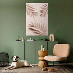 PINK PALM DREAMS Peel and Stick Vertical Poster