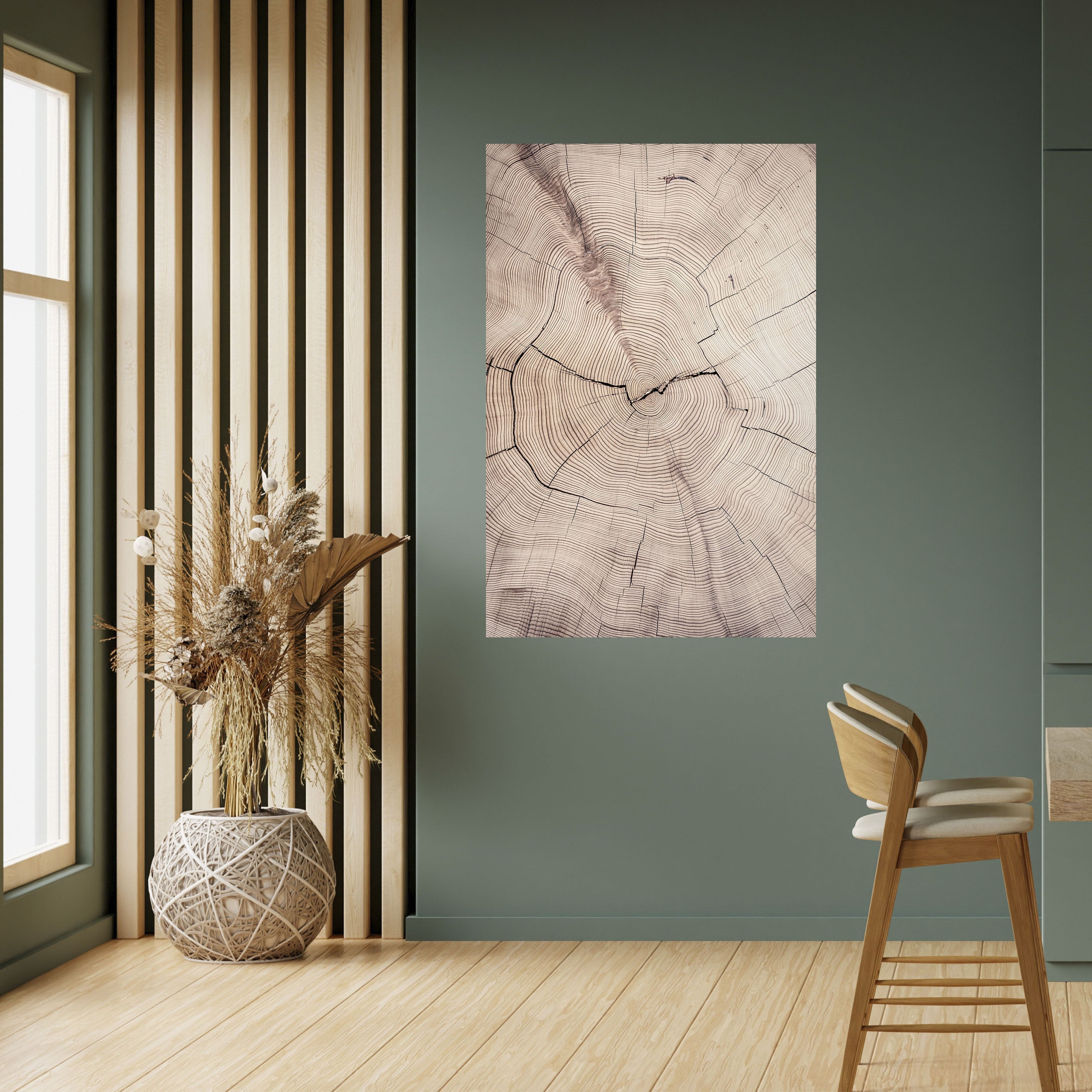 TIMEWORN RHYTHM Peel and Stick Vertical Poster