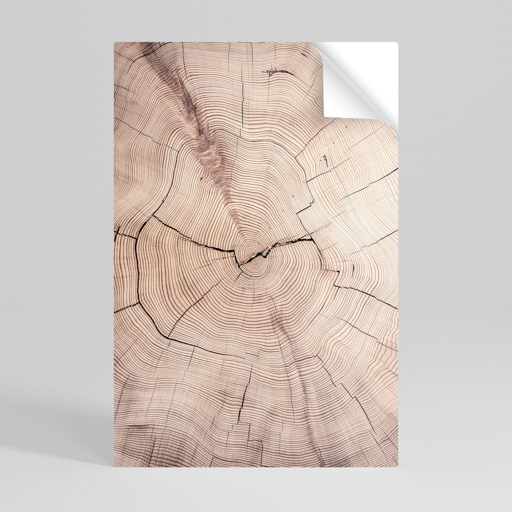 TIMEWORN RHYTHM Peel and Stick Vertical Poster