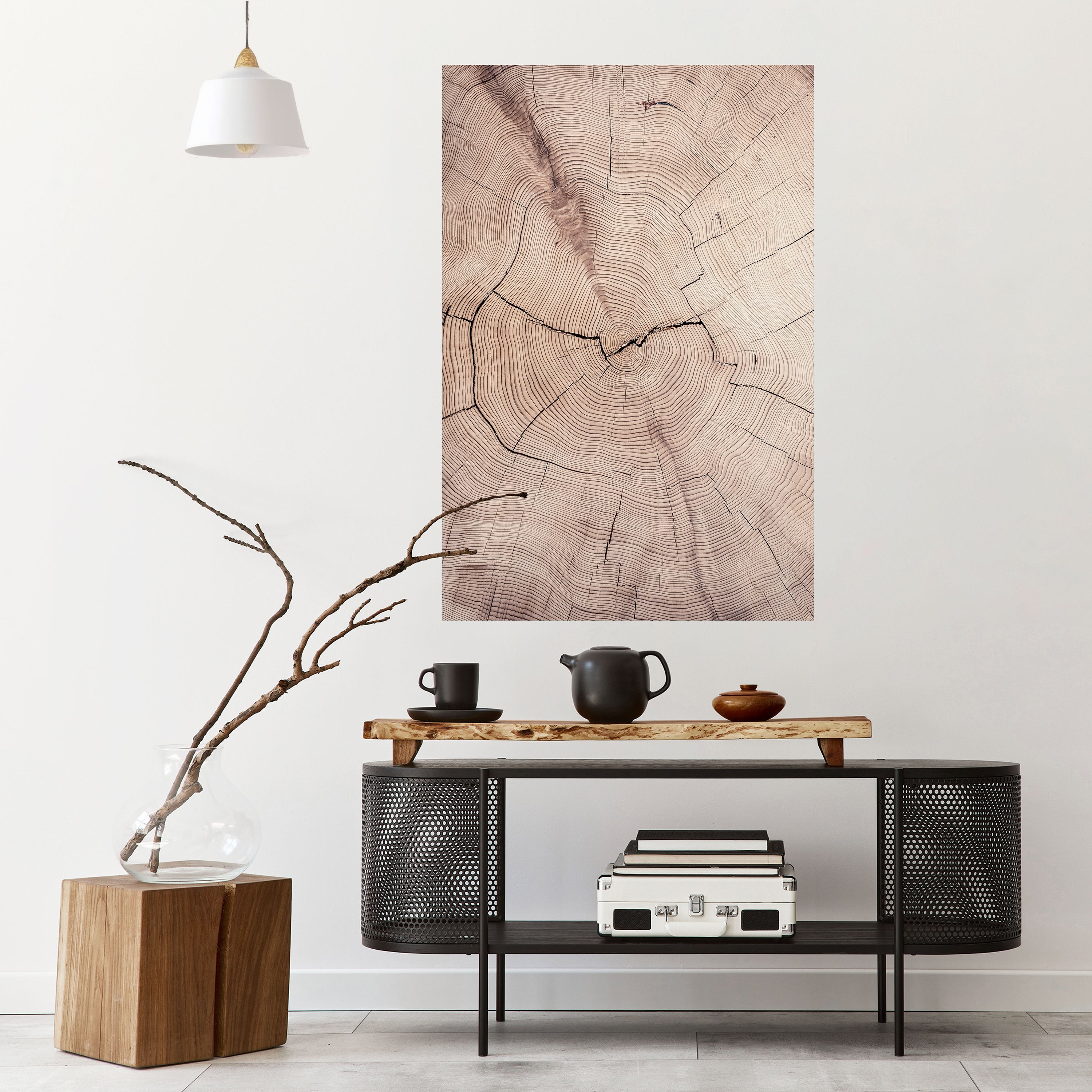TIMEWORN RHYTHM Peel and Stick Vertical Poster