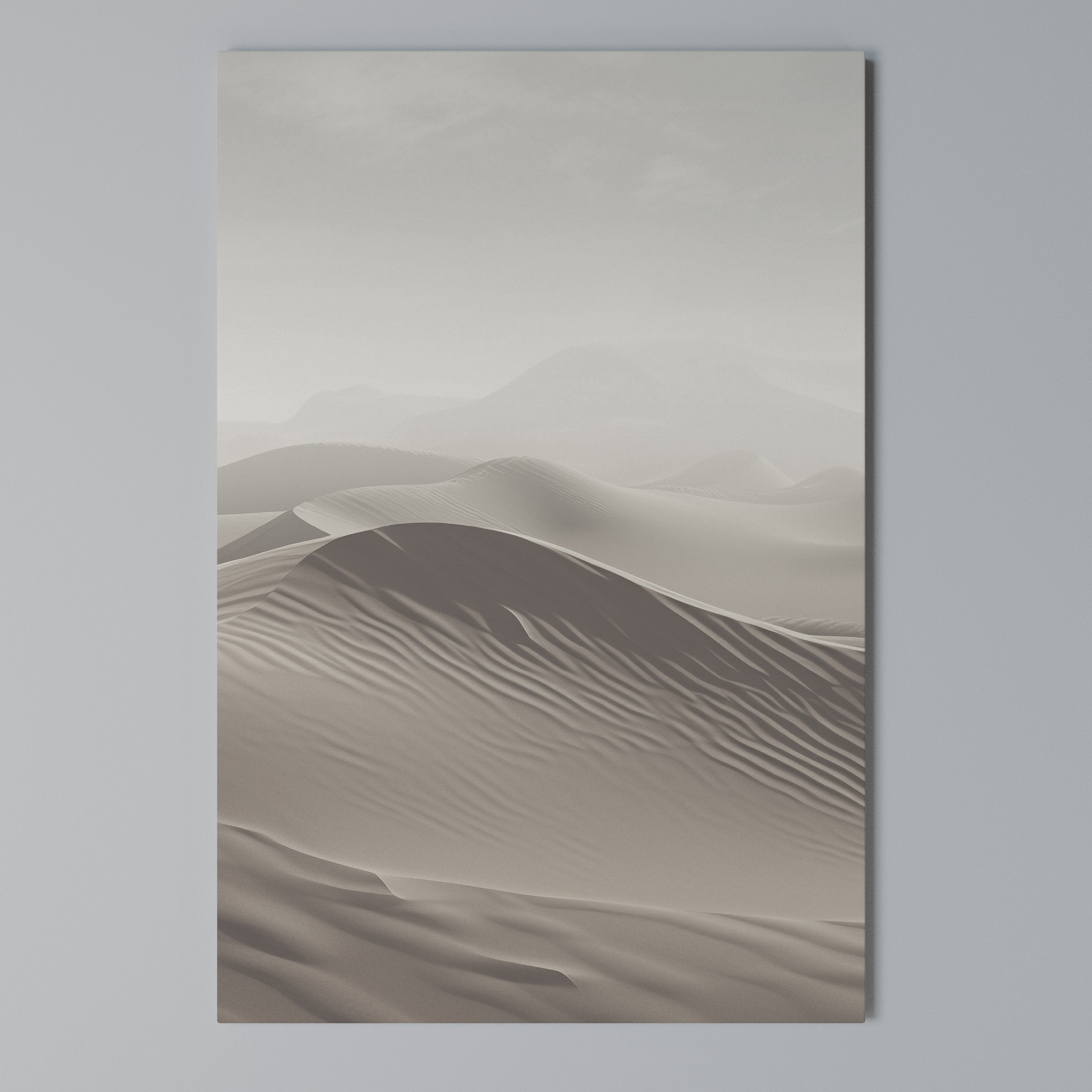 ECHOES OF DUNES Vertical Canvas Print