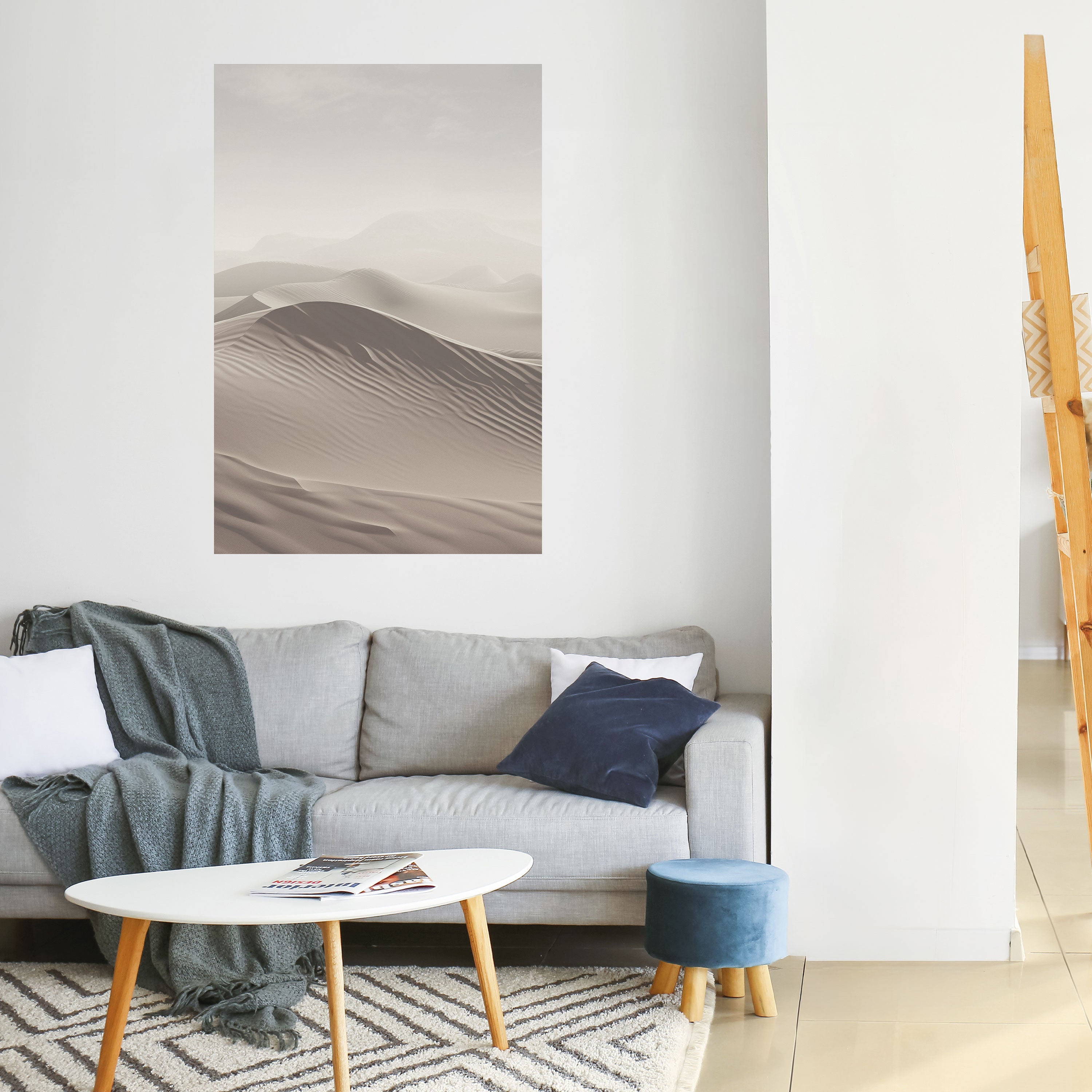 ECHOES OF DUNES Peel and Stick Vertical Poster