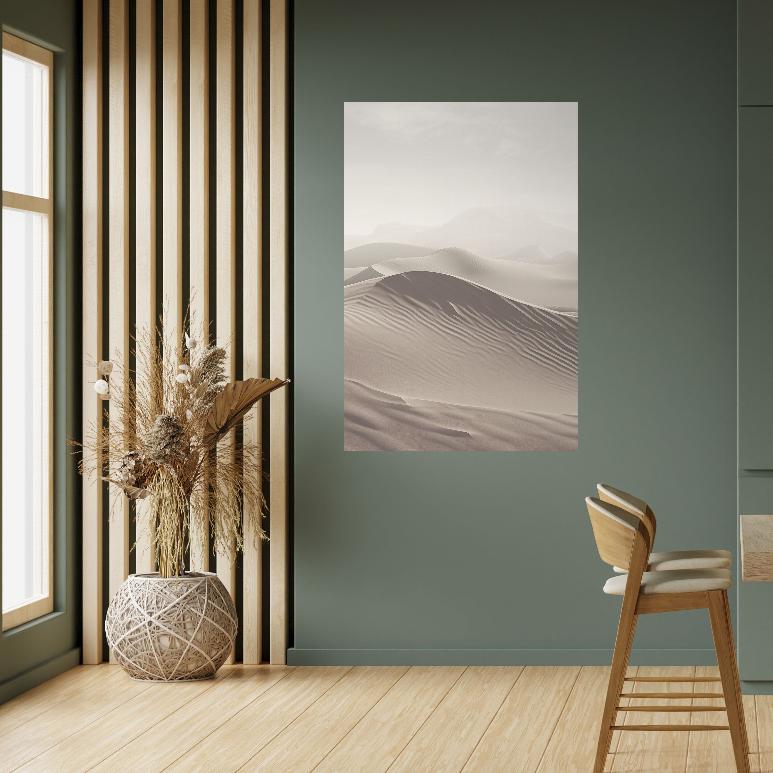 ECHOES OF DUNES Peel and Stick Vertical Poster