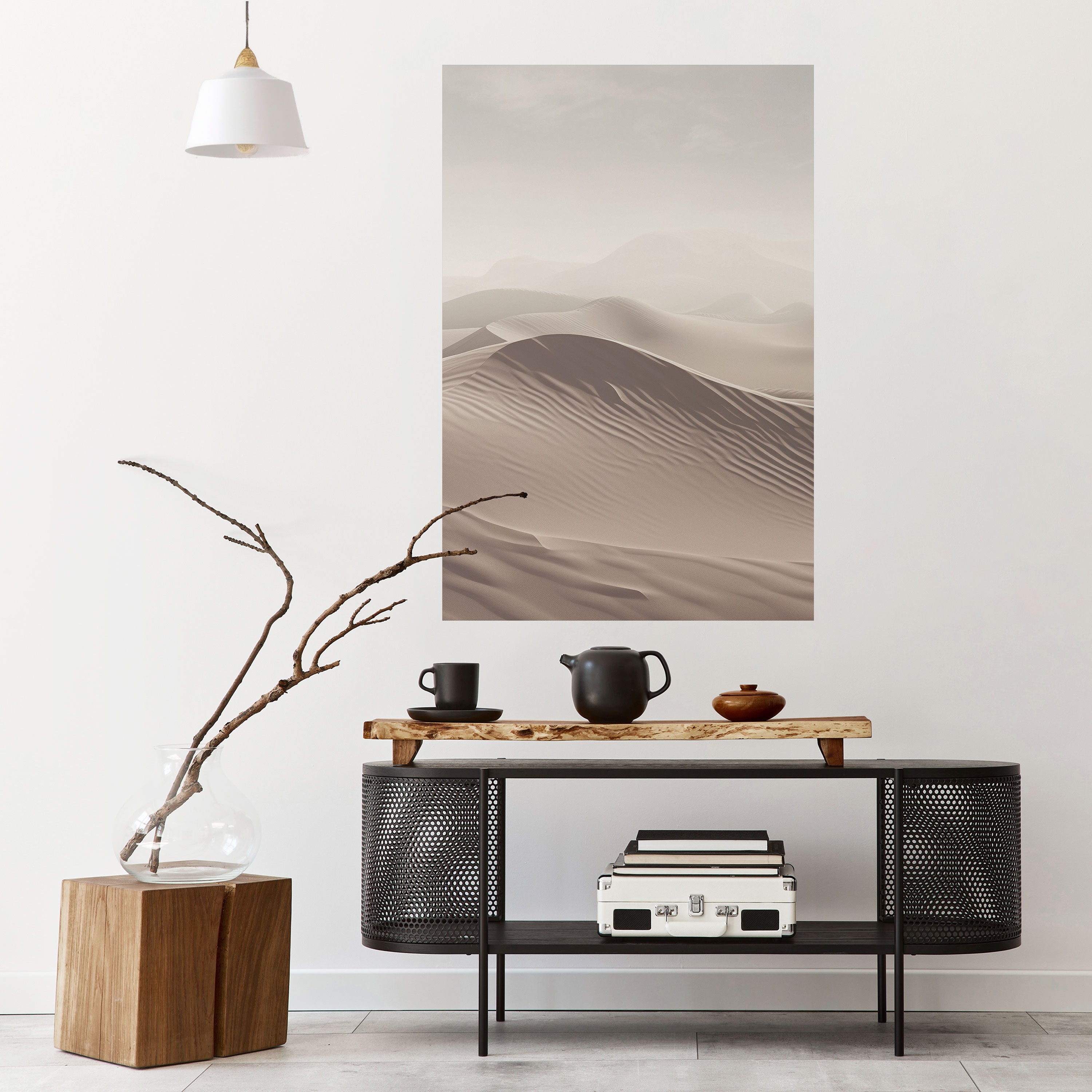 ECHOES OF DUNES Peel and Stick Vertical Poster