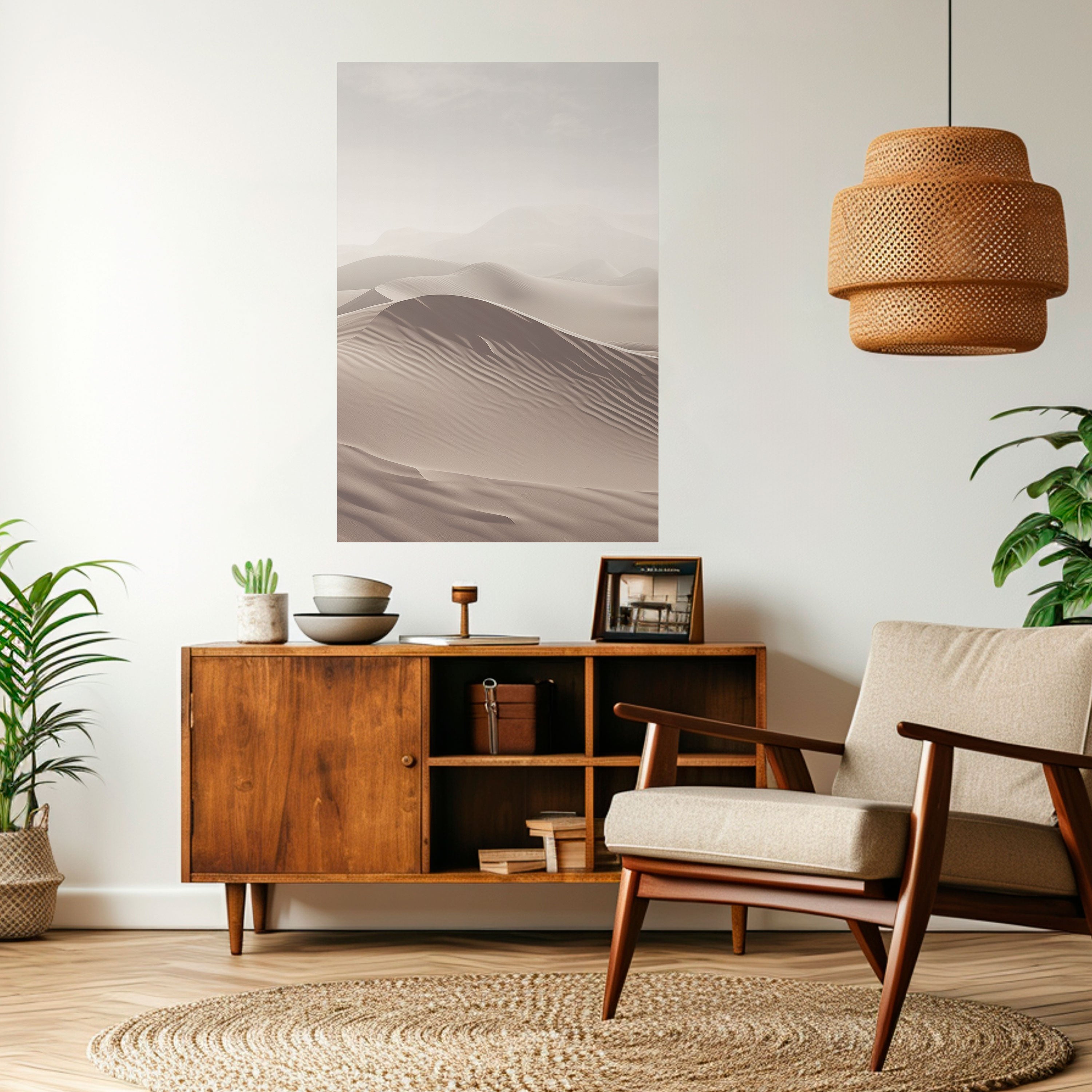 ECHOES OF DUNES Peel and Stick Vertical Poster