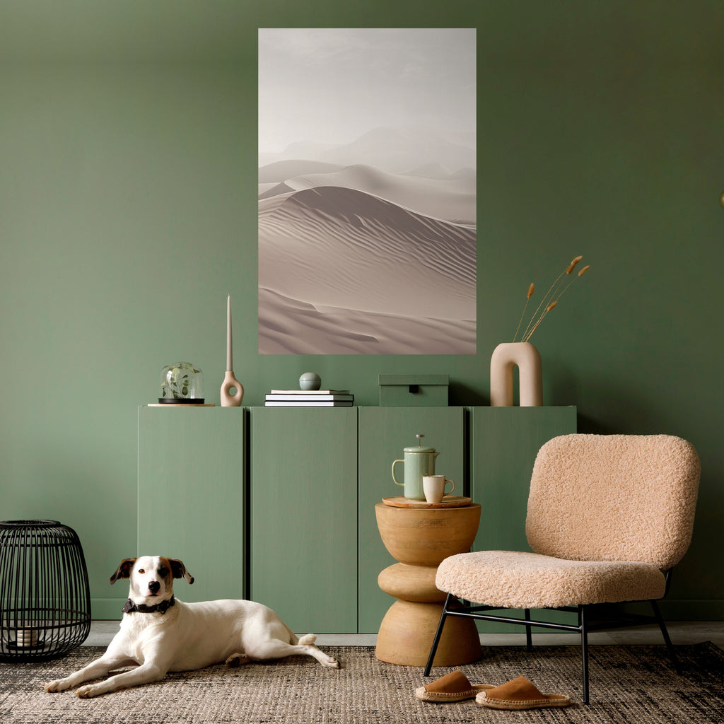ECHOES OF DUNES Peel and Stick Vertical Poster