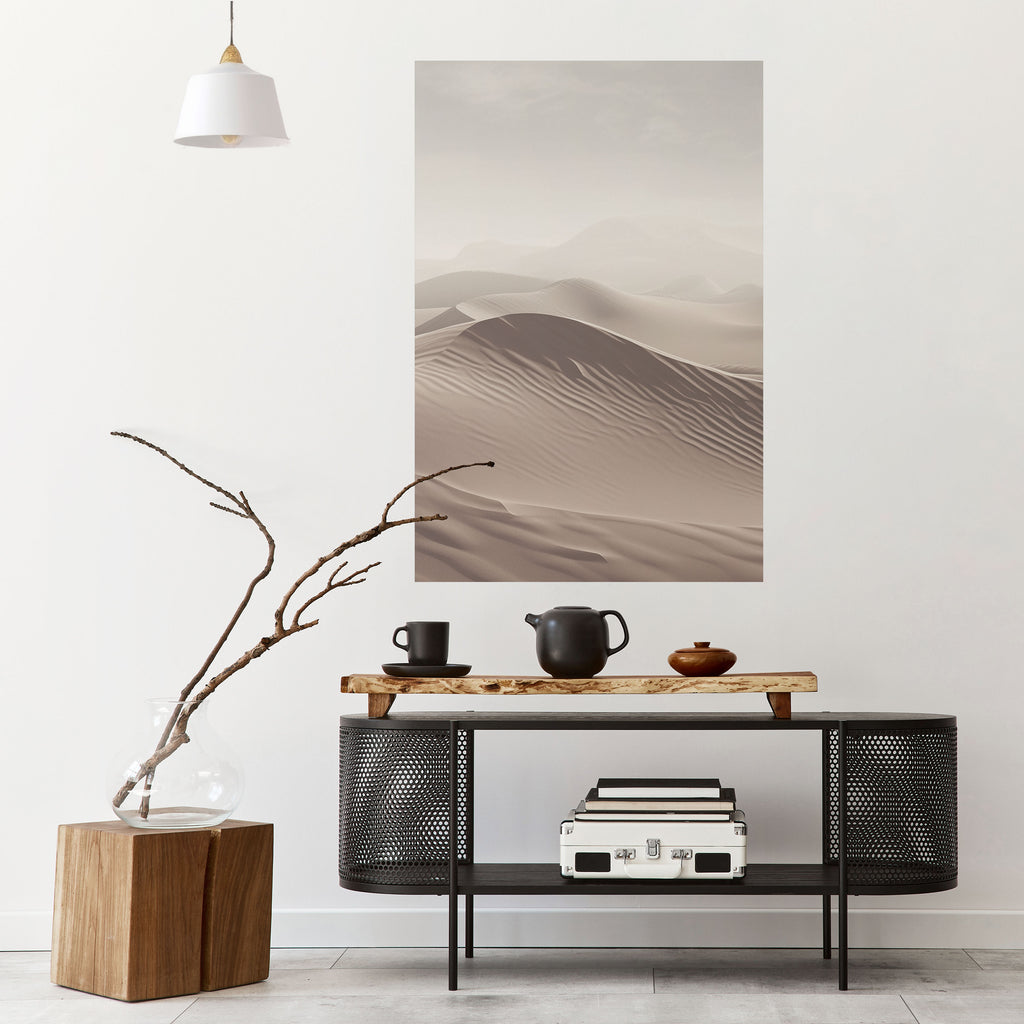 ECHOES OF DUNES Peel and Stick Vertical Poster