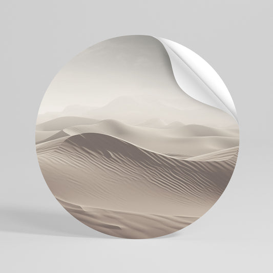 ECHOES OF DUNES Vinilo adhesivo redondo
