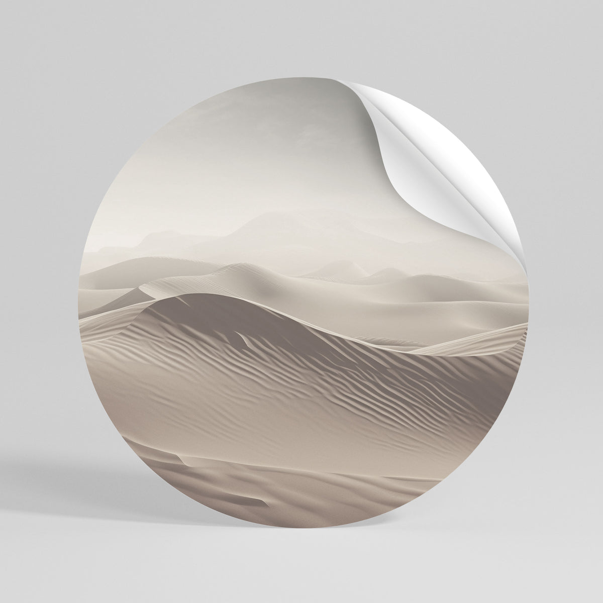 ECHOES OF DUNES Vinilo adhesivo redondo