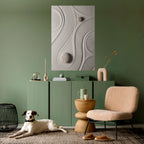 SANDSWIRL SERENITY Póster Vertical Adhesivo