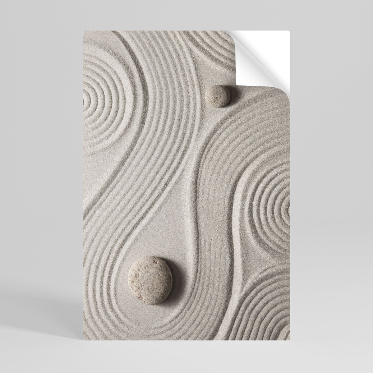 SANDSWIRL SERENITY Póster adhesivo vertical