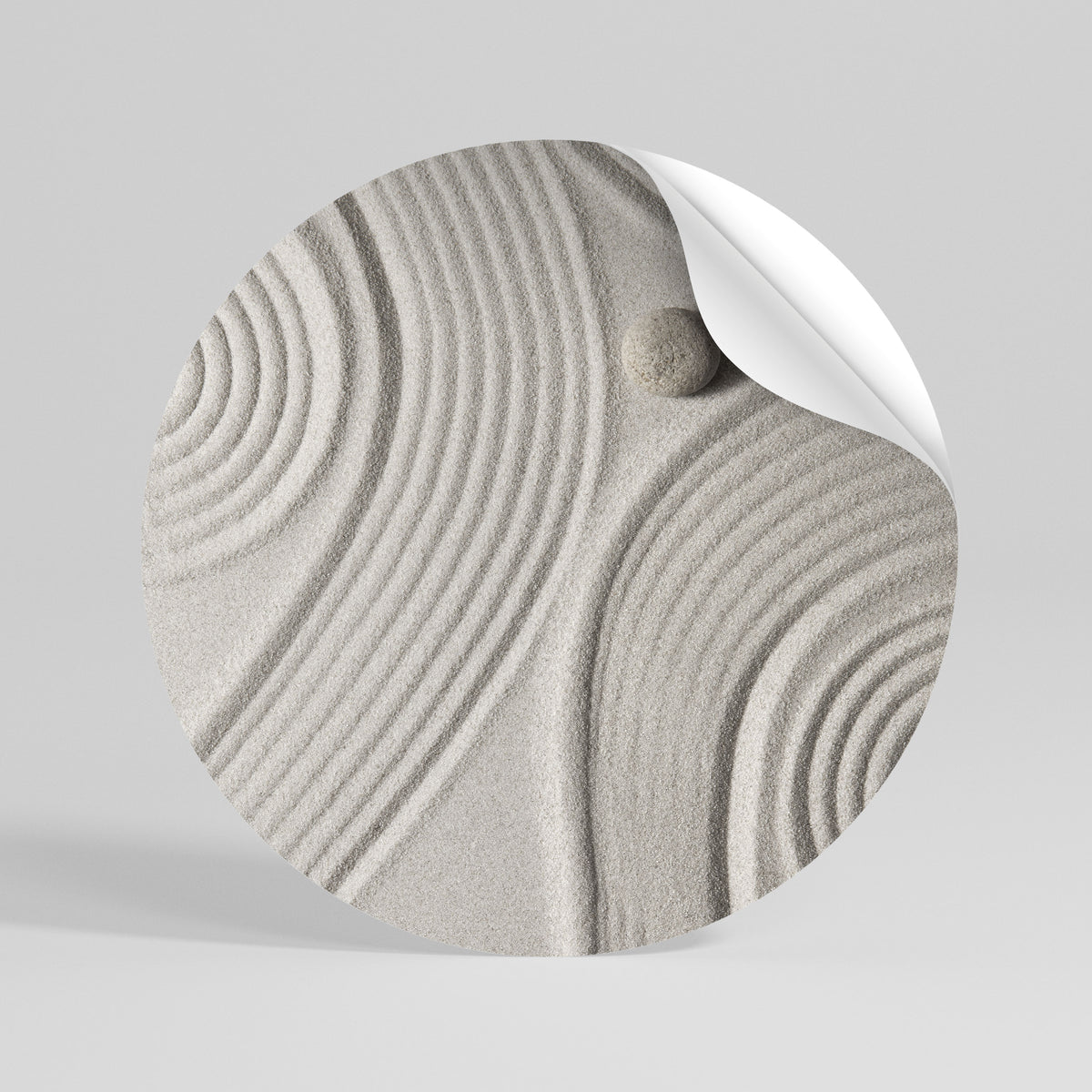 SANDSWIRL SERENITY Vinilo adhesivo redondo