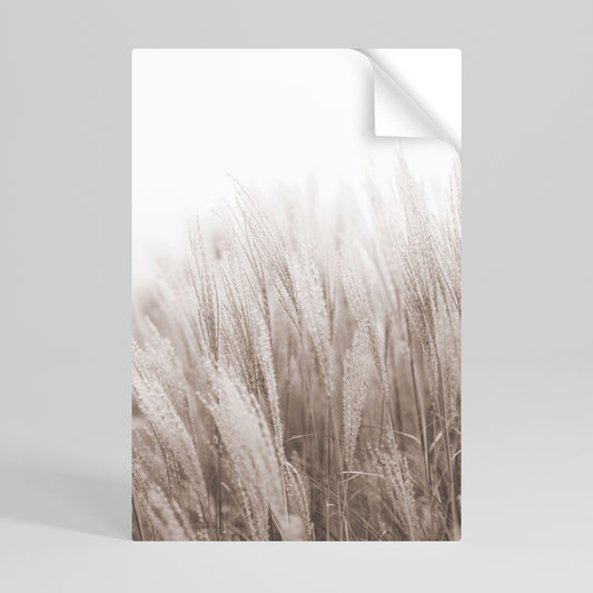 WHISPERS OF GRASS Póster adhesivo vertical