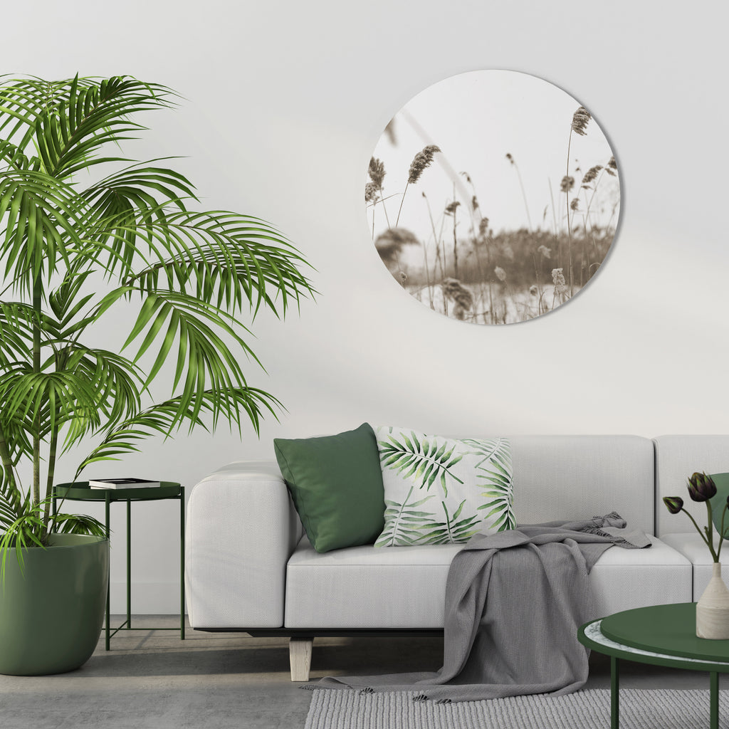 TIMELESS TUSSOCKS Round Wall Art