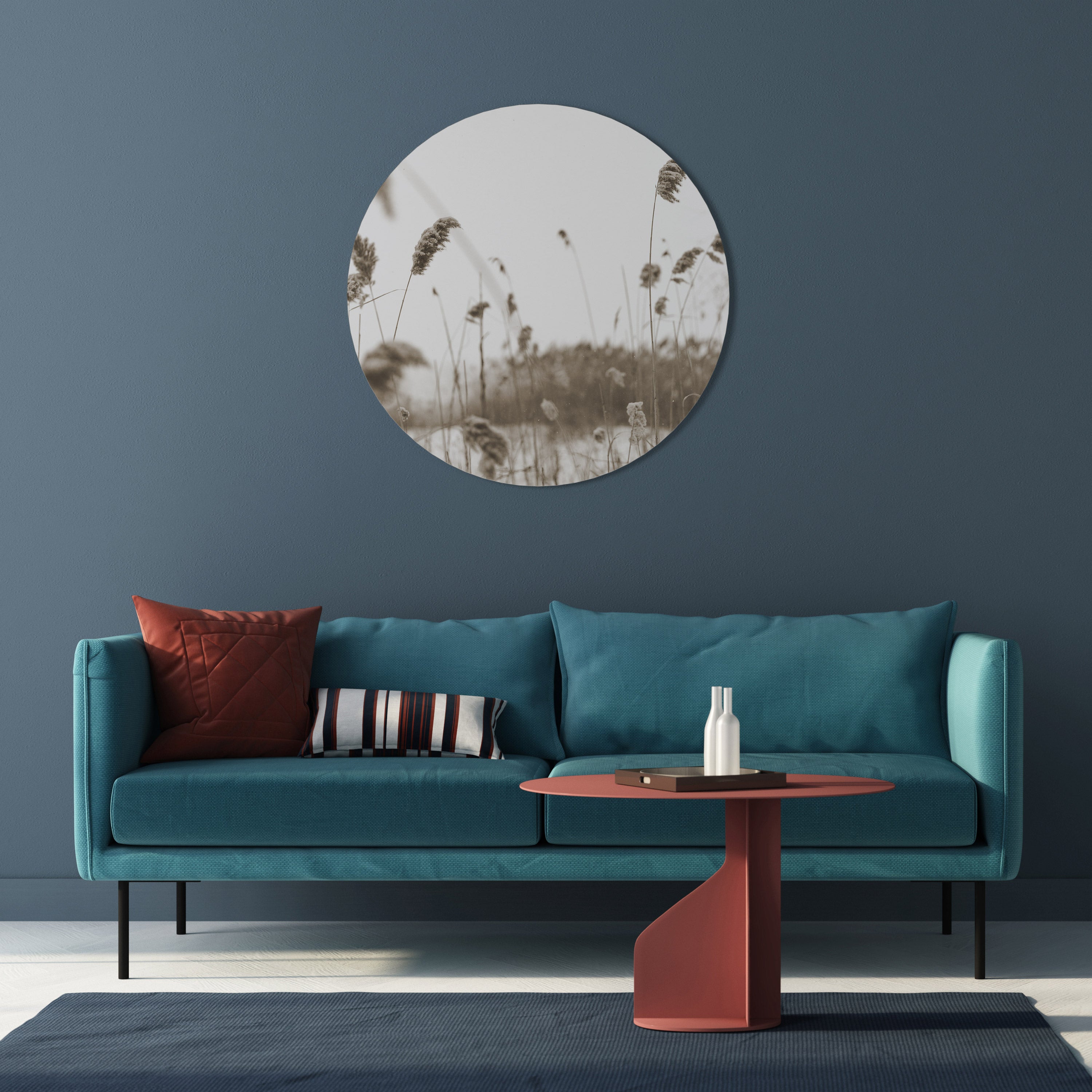 TIMELESS TUSSOCKS Round Wall Art